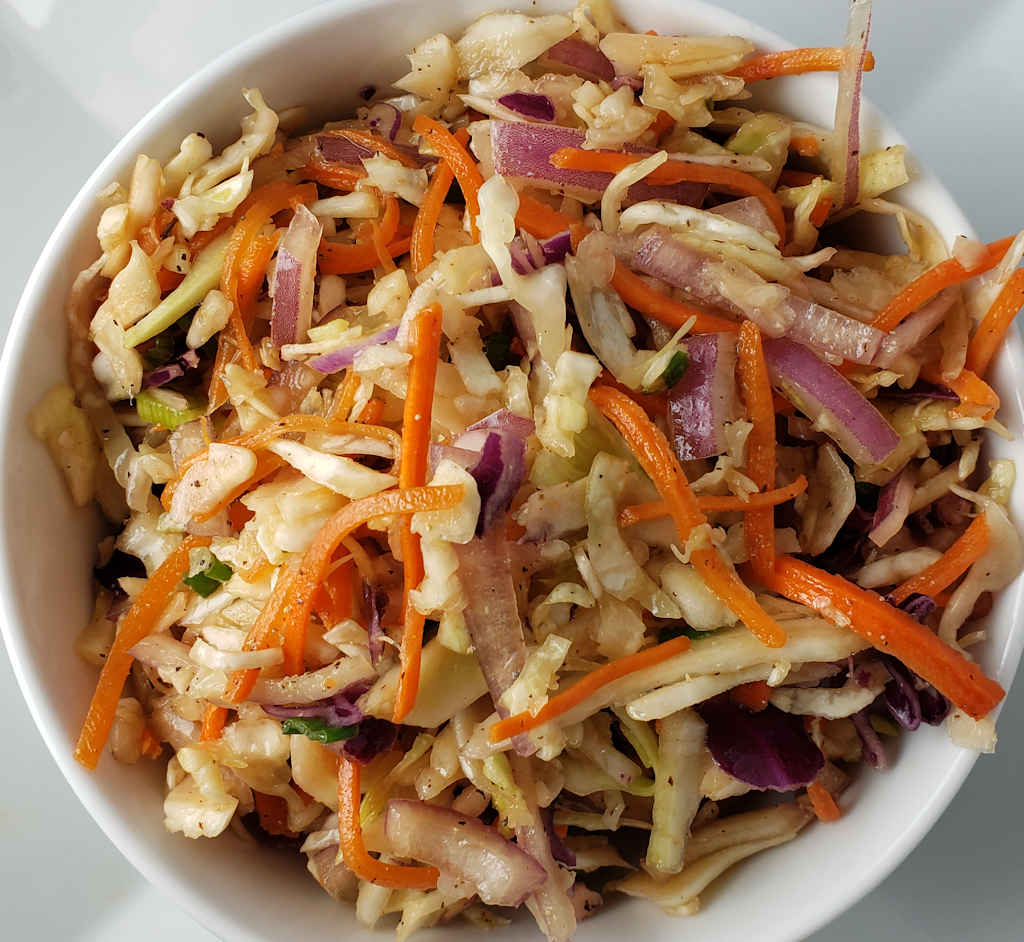Easy Asian Coleslaw