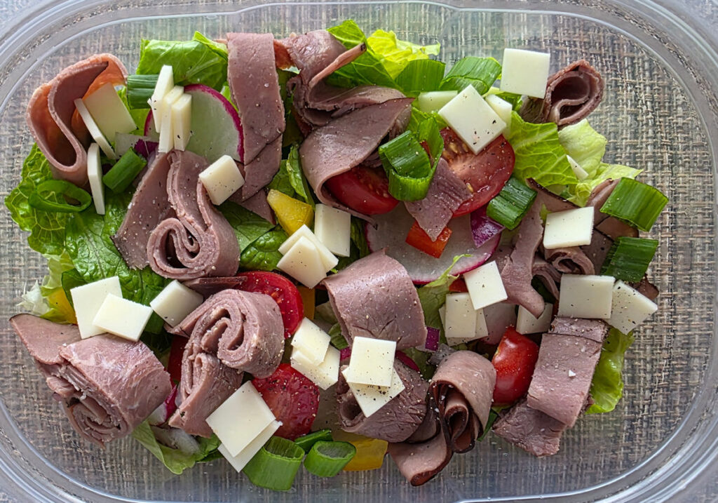 Jersey Mike's Roast Beef And Provolone Sub In A Tub