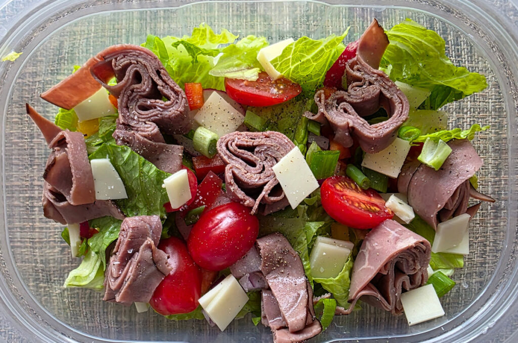 Subway Roast Beef Sub In A Tub